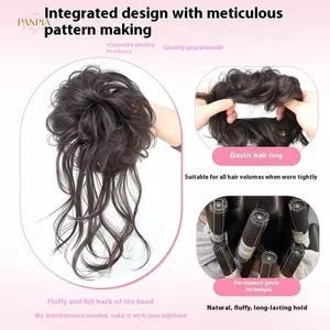 PNPIA- Tổng Hợp Lộn Xộn Bun Móng Vuốt Kẹp Tóc Tự Nhiên Phần Mở Rộng Tóc Xoăn Đảng Sử Dụng Hàng Ngày Mặc Cho Nữ Cô Gái Tạo Kiểu Phụ Kiện