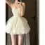 Phong Cách Công Chúa Đầm Nữ Mùa Hè 2026 Phong Cách Mới Eo Eo Ôm Hơn Nhìn Dây Gạc Khâu Ống Top Pettiskirt