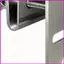 Gutter Camera Mount Thép không gỉ Hỗ trợ tường Giá đỡ máy ảnh an ninh cho máng xối Mái tường ngoài trời Nhà năng lượng mặt trời lyuvn