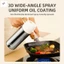 Bình xịt dầu bằng thép không gỉ 316 - Sử dụng kép chống rò rỉ cho nồi chiên không khí nhà bếp