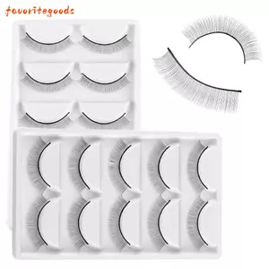 FAVORITEGOODS SKONHED 5 Đôi Lông Mi Huấn Luyện Thời Trang Nữ Thẩm Mỹ Viện Thẩm Mỹ Phẩm Chất Lượng Cao Thực Hành Cá Nhân Giảng Dạy