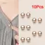 PNPIA- 10 Chiếc Ngọc Trai Nút Chân DIY Trang Trí Nút An Toàn Có Cho Giày Nón Túi Khăn Choàng Cổ Kim Bule Cố Định Pin Trâm Cài