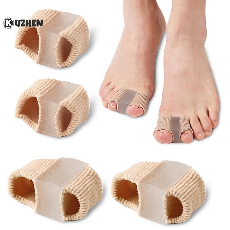 KUZHEN 1 Miếng Đệm Tách Ngón Chân 2 Vòng Vải Bunion Corrector Có Lớp Lót Gel Để Giảm Đau Bunion Và Chồng Lên Ngón Chân HOT