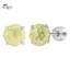 Springevenstar Nhiều Màu Mặt Pha Lê Bông Tai Thép Không Gỉ Vít Bafort Phù Hợp Với Xuyên Trang Sức Cho Lễ Hội Âm Nhạc Mặc Springevenstar