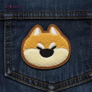 AqToCna Sang Trọng Shiba Inu Hoạt Hình Chó Kẹp Tóc Cho Nữ Chenille Tóc Barrette Món Quà Đáng Yêu Phụ Kiện Tóc Cho Trường Học Và Công Sở AqToCna