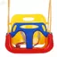 AWNGD Kids Garden Swing, Thiết bị tập thể dục bằng nhựa PP Đồ chơi xoay trẻ em, Dây có thể điều chỉnh bền bỉ Đồ chơi ghế treo trẻ em Quà tặng trẻ em