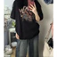 （Giao hàng 24h）Angela áo thun nữ basic đen local brand vintage áo phông tay lỡ unisex ulzzang 100% cotton