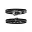 Siyuyan Cá Tính Gothic Kim Cương Giả Thắt Lưng Nữ Thời Trang Bé Gái Da PU Thắt Lưng Tây Cao Bồi Y2K Retro Quần Jean Váy Trang Trí Dây Thắt Lưng VN