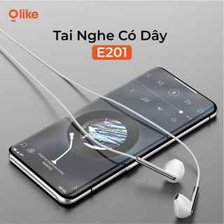 Olike E201 Tai Nghe Có Dây 3.5mm Có Mic, Điều Khiển Nhạc, Chất Liệu TPE, Dùng Cho Điện Thoại Laptop PC