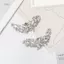 PNPIA- 1 Chiếc Giày Nữ Hoa Bule DIY Kim Cương Giả Kẹp Giày Có Thể Tháo Rời Giày Cưới Cao Gót Phụ Kiện Giày Sáng Bóng Đồ Trang Trí