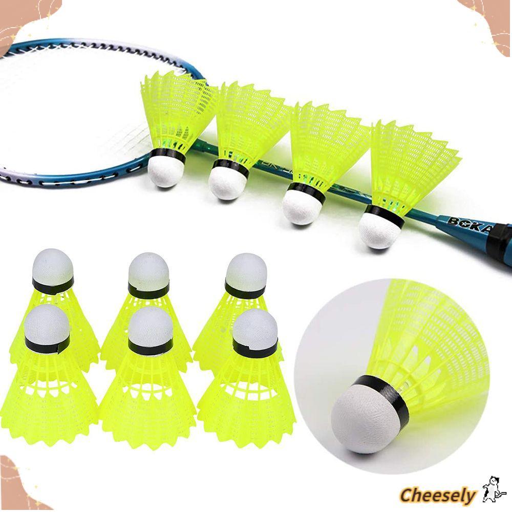 Cầu lông Nylon CHEESELY, Cầu lông cầu lông bền ổn định, Bóng tập cầu lông ngoài trời bằng nhựa