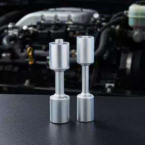 Lắp ghép hạt bằng nhôm thẳng Hiệu suất cao #6/ 8 / 10 dành cho xe hạng nặng A / C Ống giảm rào cản đẹp