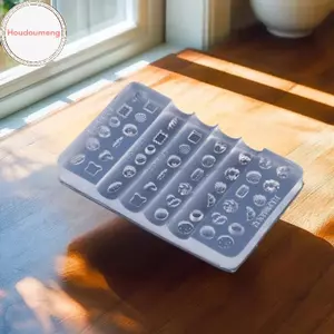 Houdou Móng Tay Nghệ Thuật Khuôn Silicon Mini Món Tráng Miệng Khuôn Bánh Mì Bánh Nướng Bánh Quy Dụng Cụ Nướng Bánh Tự Làm Silicone Móng Tay Nghệ Thuật Mẫu Móng Tay Khuôn VN