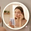 Lông mi giả tự nhiên C Curl Đen Sợi tổng hợp mềm mại Mặc hàng ngày 10-12mm Chiều dài hỗn hợp