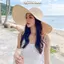 Mũ chống nắng mùa hè IAPPORTUNIA, Mũ đi biển cỡ lớn vành lớn, Mũ rơm du lịch chống nắng thời trang thông thường dành cho nữ