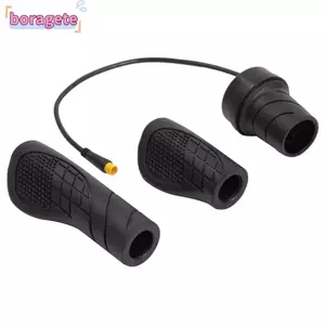 Bộ ga xoắn nửa tay cầm BORAGETE, Đầu nối WP 36V 48V 72V Tay cầm bên phải xe đạp điện, Tay lái điều khiển tốc độ xe đạp điện chống nước cho xe tay ga điện E-Bike