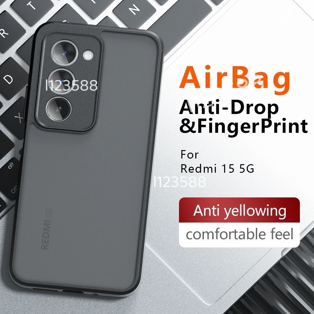 Ốp Lưng Cho Poco M8s 5G Matte Clear Phone Cover Cho Poco M8s 5G 2026 Xiaomi PocoM8s 5G Acrylic PC + TPU Mỏng Chống Sốc