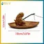 BVY Hấp Dẫn 1 Chiếc Thuyền Câu Cá Mèo Trang Trí Bể Cá Bằng Nhựa Để Thiết Lập Bể Cá Hoạt Hình.