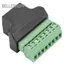 Belleshopp ZJchao 8 Pin Nữ Chuyển đổi Ethernet RJ45 sang Đầu vít Đầu nối Bộ chuyển đổi DVR kỹ thuật số CCTV Thích hợp cho Giao diện Mạng Tính năng: và