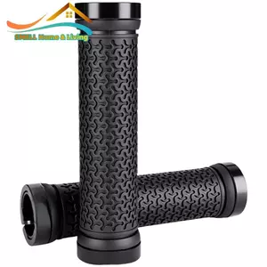 Tay cầm xe đạp bằng silicon có vòng khóa để lắp đặt ổn định trên tay lái MTB
