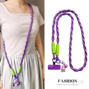 Điện Thoại Di Động Dây Đeo Ngang Có Thể Lưng Dài Bện Đậm Bền Ngoài Trời Leo Núi Du Lịch Du Lịch Chống Mất