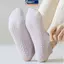 MAKY 90% Cotton Yoga Sos Cotton Chống Trượt Silicone Thể Dục Trong Nhà Pu Lati Sos Nữ Không Xương Ba Rò Rỉ Thể Thao Sos VN