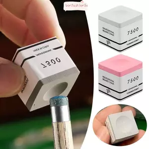 Phấn hồ bơi trung tính ITRUMPET Snooker, Phấn bi-a vuông mịn TP7500, Phụ kiện bi-a bi-a chống trượt chuyên nghiệp màu hồng / xám