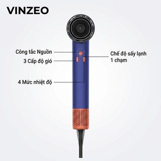 [VINZEO] Máy Sấy Tóc Tốc Độ Cao HD18 - 110.000 Vòng/Phút - Bảo Hành 1 Đổi 1 TRONG 12 THÁNG