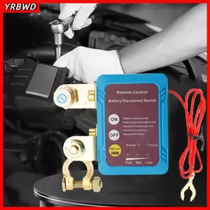 Công tắc cắt pin YRBWD, với công tắc ngắt kết nối pin 12V điều khiển từ xa, phụ kiện ô tô Công tắc điều khiển ô tô 240A
