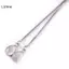 LUImo Opal Đá Bướm Dây Chuyền Áo Len Dài Nelace Mặt Dây Quà Tặng Cho Bé Gái Trang Sức SBS