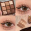 Bảng Phấn Mắt 9 Ô Tone Đất Thời Thượng Chất Phấn Mịn Lì Dễ Phối Màu Makeup Tự Nhiên Hằng Ngày
