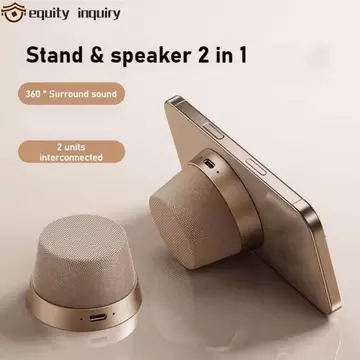 Loa Bluetooth không dây mini YÊU THÍCH YÊU THÍCH, Loa Bluetooth chống nước 2 trong 1, Giá đỡ điện thoại Di động Tuổi thọ pin dài Loa Bluetooth mini hoạt động ngoài trời