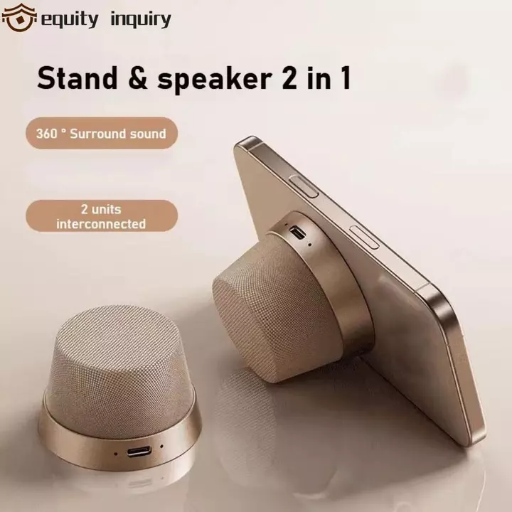 Loa Bluetooth không dây mini YÊU THÍCH YÊU THÍCH, Loa Bluetooth chống nước 2 trong 1, Giá đỡ điện thoại Di động Tuổi thọ pin dài Loa Bluetooth mini hoạt động ngoài trời