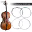 Guansfs Bộ dây đàn Cello guansfs Thay thế lõi thép dây A-1st D-2nd G-3rd C-4th Thích hợp cho 3/4 4/4