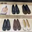 TT Ba Lê Chấm Bi Chia Ngón Chân Giày Nữ Slip-On Nơ Phẳng Xuân Hè Phong Cách Mới Satin Giày Móng Ngựa