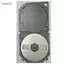 guansfs Dpofirs Cuộn để lưu trữ băng Hộp Hộp trống 10 inch cho băng âm thanh mở hoàn toàn phổ quát (Đen)