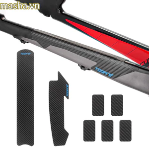 2 Bộ Miếng Dán Bảo Vệ Dây Xích Xe Đạp, Bảo Vệ Dây Xích Khung Xe Đạp PU Màu Đen, Chống Trầy Xước Lắp Đặt Đơn Giản Tấm Bảo Vệ Khung Xe Đạp Tự Dính Phụ Kiện Đi Xe Đạp
