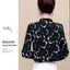 Áo sơ mi voan dài tay thường ngày dành cho nữ hoa nữ OL Work Top