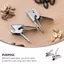 JUNYUE88US Nut Sheller, Dụng cụ mở đai ốc cầm tay bằng thép không gỉ, Hạt dưa hấu Dễ dàng mang theo Dụng cụ bóc vỏ Kìm gọt vỏ Kìm hạt thông Sử dụng tại nhà