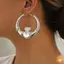 1 Đôi Bông Tai Vòng Trái Tim Cảm Giác Cao Cấp Cho Nữ Bé Gái Bông Tai Thời Trang Đơn Giản Phụ Kiện Trang Sức Quà Tặng Ngày Lễ Tình Nhân Mới