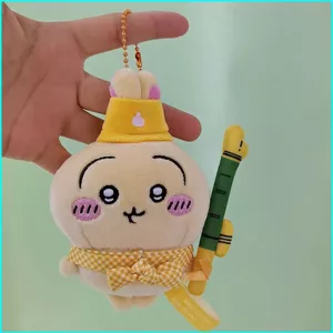 HK1 Chiikawa Hachiware Usagi Plushie Phiêu Lưu Ngoài Trời Sang Trọng Linh Vật Móc Khóa Túi Dễ Thương Charm KH1