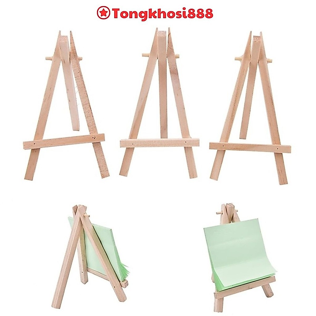 PVN46948 Giá đỡ điện thoại bằng gỗ mini có thể gập lại tiện dụng