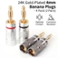 Phích cắm chuối 4mm đa năng - Thiết bị đầu cuối kết nối cáp DIY - Công cụ kiểm tra nguồn điện - cho phích cắm loa Jack âm thanh - Đầu nối dây nhanh / Giao hàng miễn phí