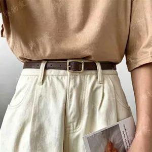 Hàn Quốc Retro Thắt Lưng Nhỏ Nữ Thời Trang Đơn Giản Phù Hợp Với Phù Hợp Với Áo Quần Jean Áo Mỏng Thắt Lưng Hợp Thời Trang 6.24