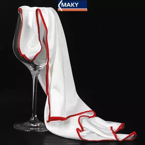 MAKY Vải Vệ Sinh Để Wiping Kính Rượu Vang Đỏ Lau Kính Không Để Lại Dấu Vết Cốc Khăn Lau Vải Lau VN