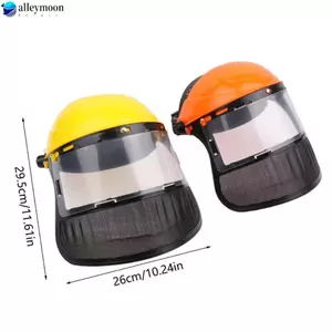 Mặt nạ bảo vệ Lưới dây làm vườn Tấm chắn có thể đeo được để cắt cỏ
