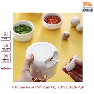 [FreeShip❤] Máy xay tỏi ớt mini cầm tay đa năng - FOOD CHOPPER