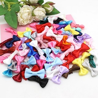 Thời Trang Mini Nơ Ruy Băng Cà Vạt Nhỏ Satin Ruy Băng Nơ May Thủ Công Nơ DIY May Trang Trí