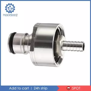 1 Mũ Carbonation bằng thép không gỉ cho bia Barb Chai PET Vòng chữ O 5 / 16 Inch