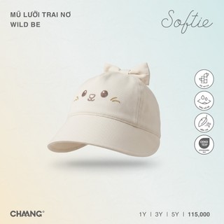 Chaang SS26.T6.2 Mũ lưỡi trai tai thú/Nơ Wild cho bé 6m-5y